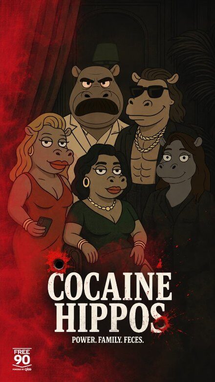 Cocaine Hippos poster
