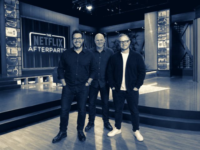 The founders on The Netflix Afterparty set