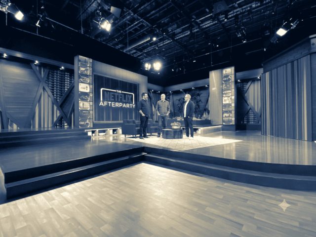 The Netflix Afterparty set