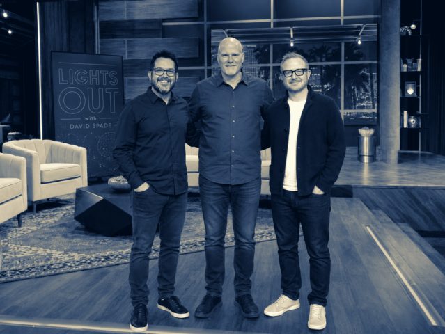 The founders on the Lights Out set